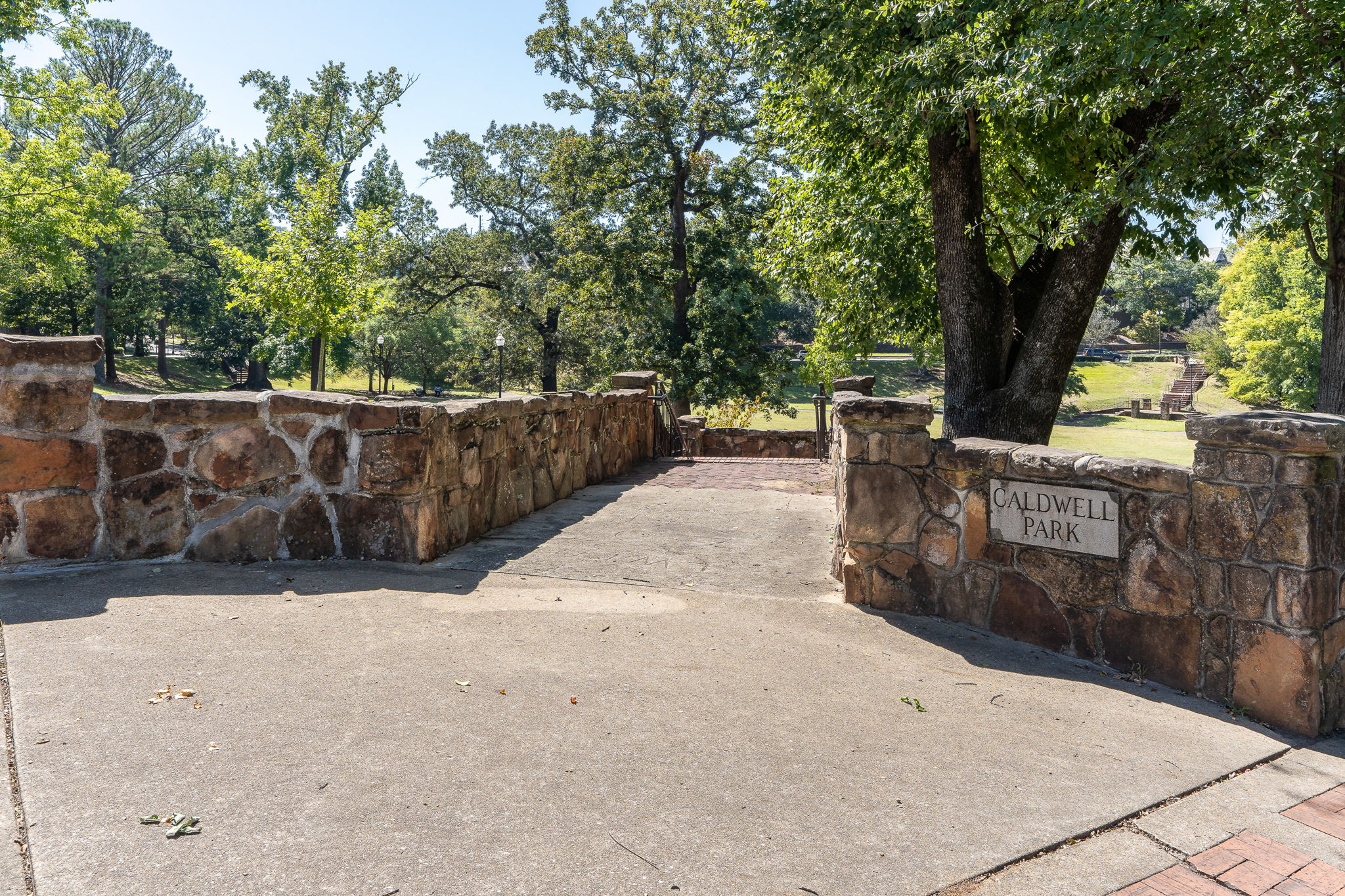 Highland Park's 3rd Historic Park...Caldwell Park