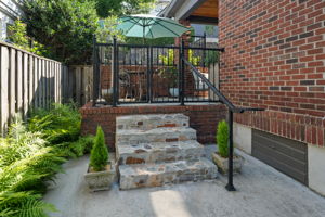 Driveway Access to the Back Porch & Back Yard