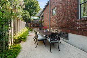 More Outdoor Dining Space off the Back Porch