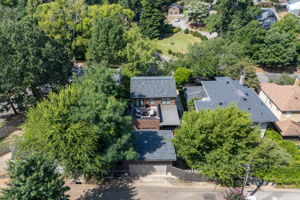Aerial View of the Back of the Property