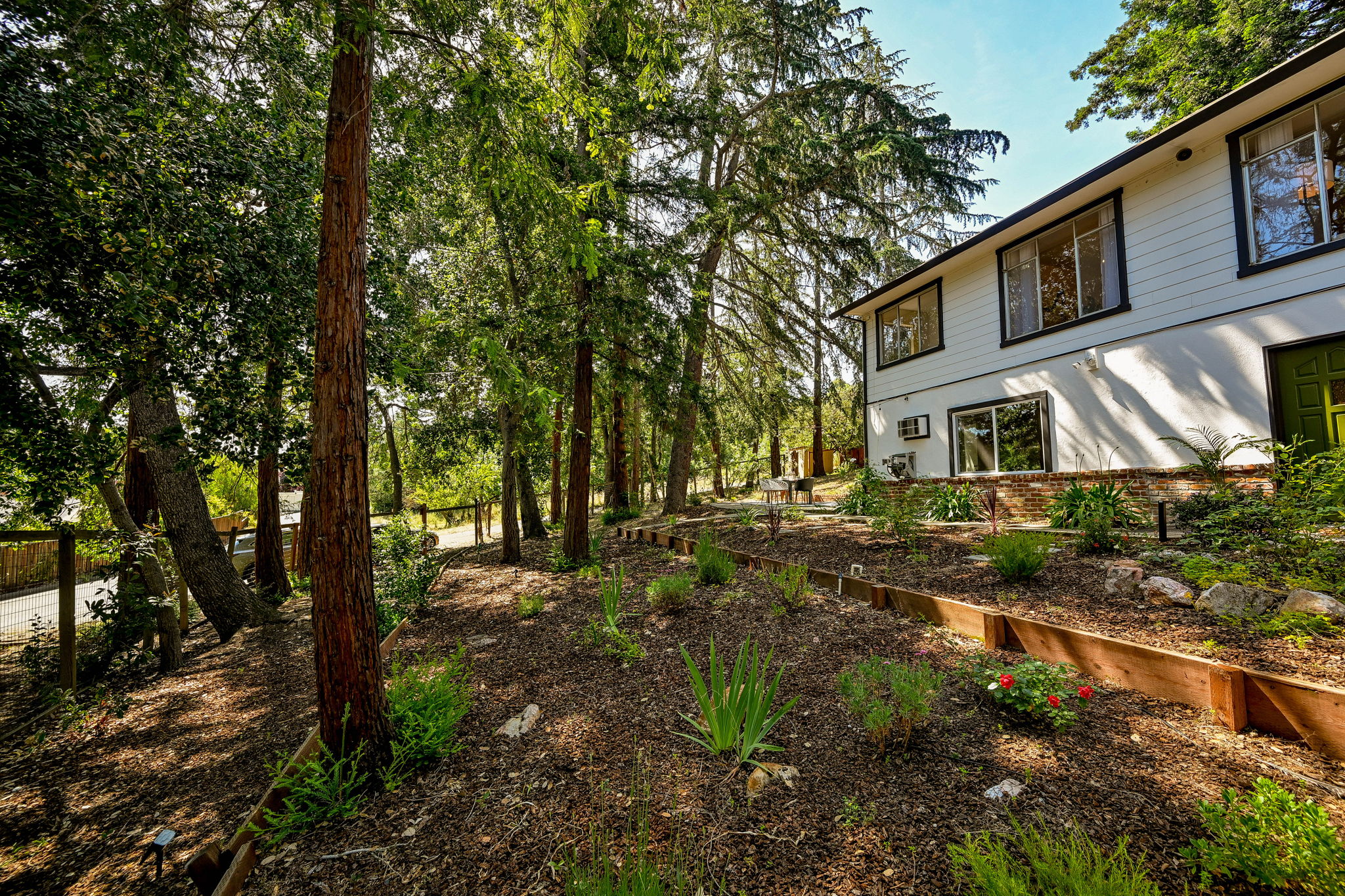 Terraced & Fenced Front Elevation & Yards