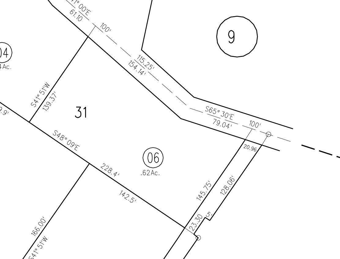 Country Parcel Lines and Dimensions