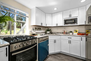 New Kitchen w/ Gas Range & Dishwasher