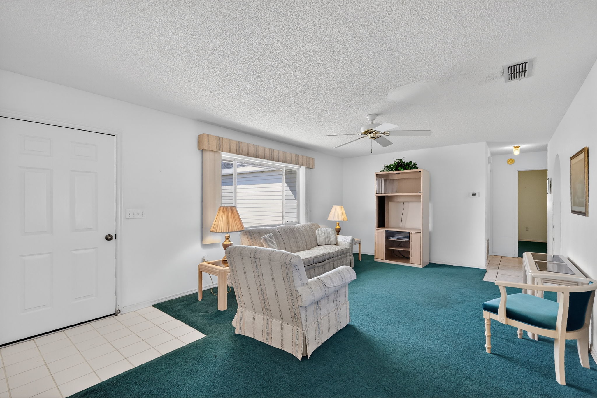 Front Entry and Living Room