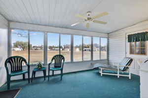 Enclosed Lanai with Preserve Views
