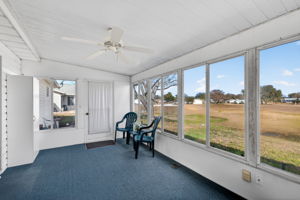 Enclosed Lanai with Preserve Views
