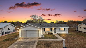 Twilight Front Elevation