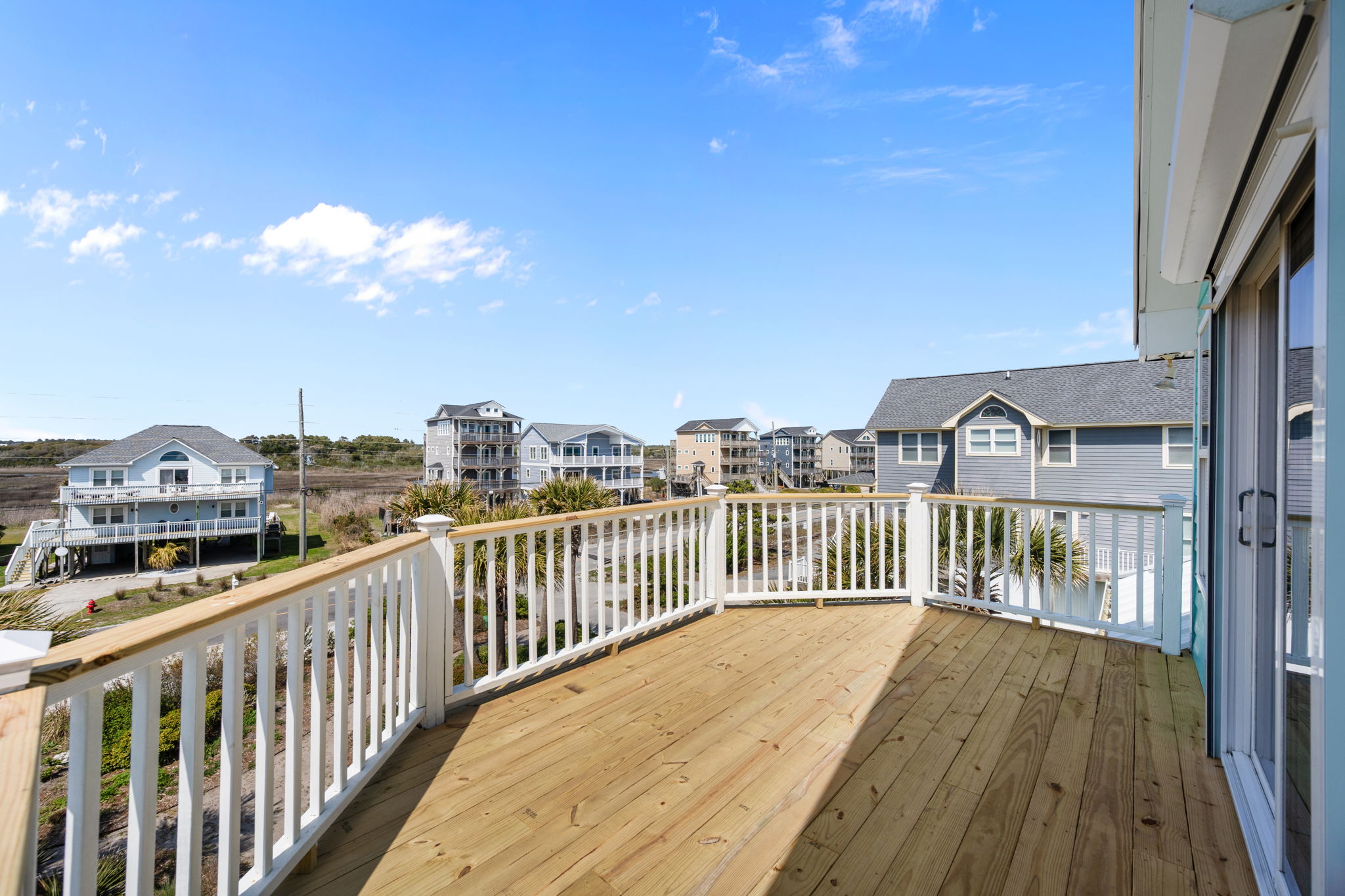 Upstairs Street Side Balcony