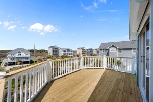 Upstairs Street Side Balcony