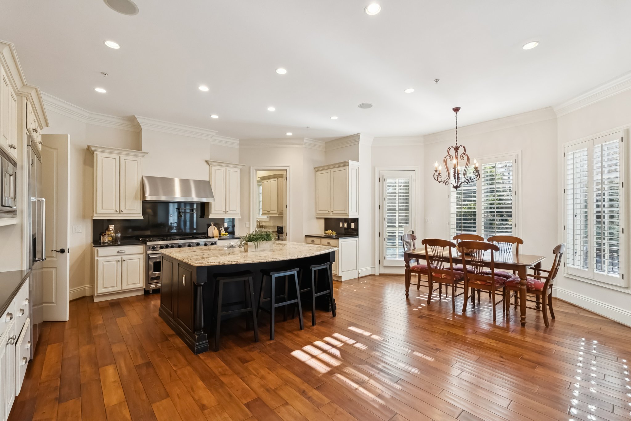 Expansive Kitchen with Breakfast Area & Ample Storage