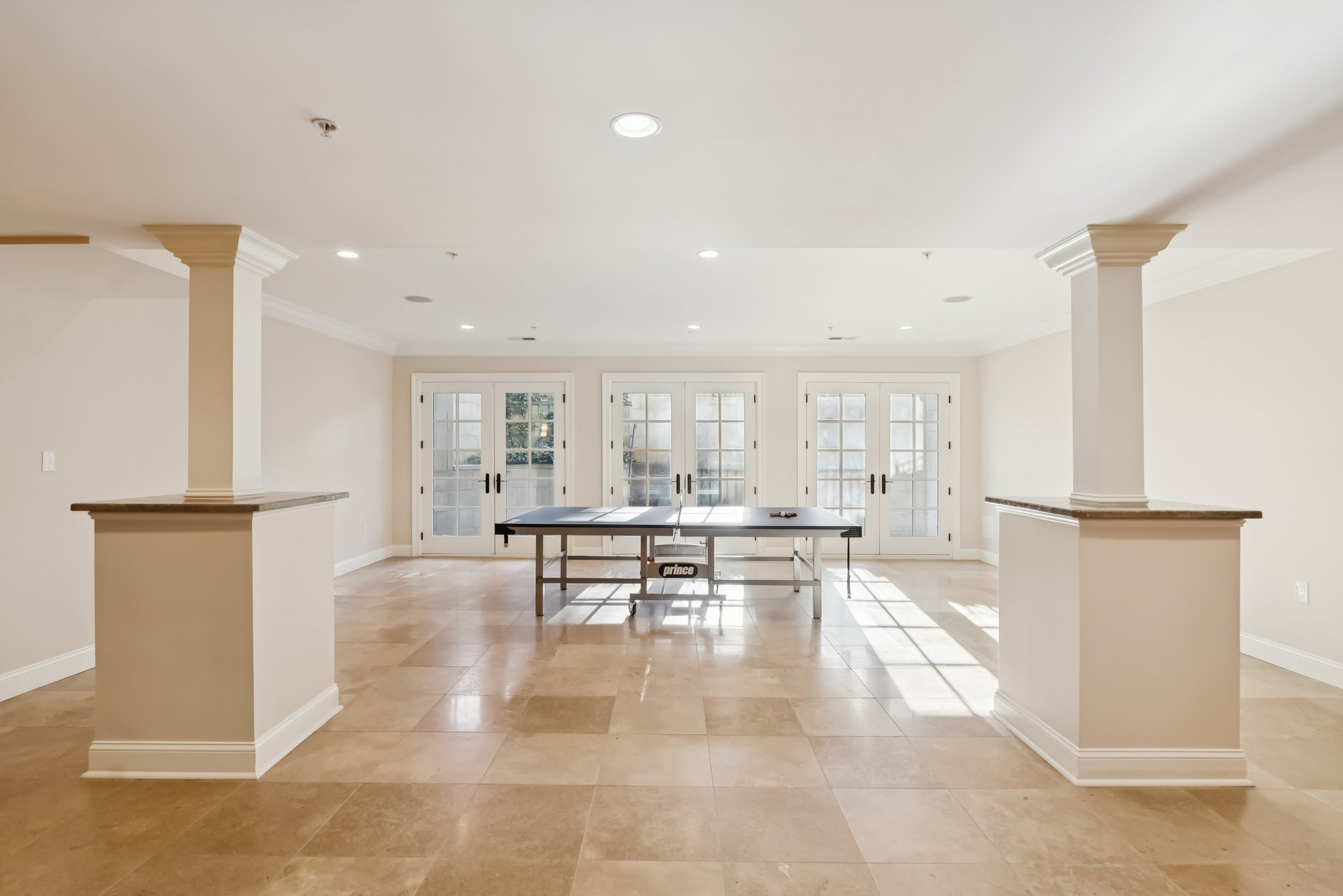 Walk-out Lower Level Entertainment Area