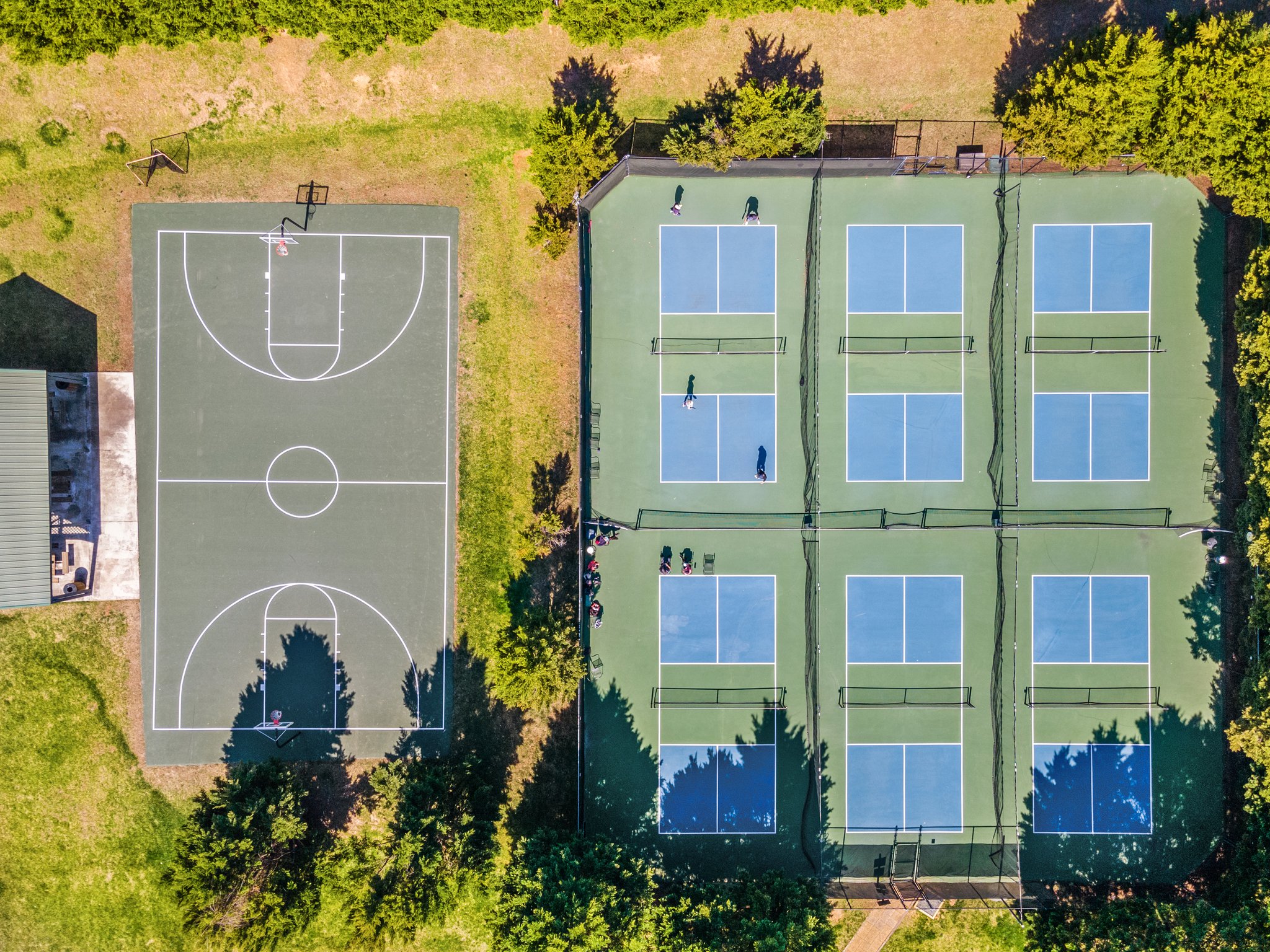 Pickleball and Basketball Courts