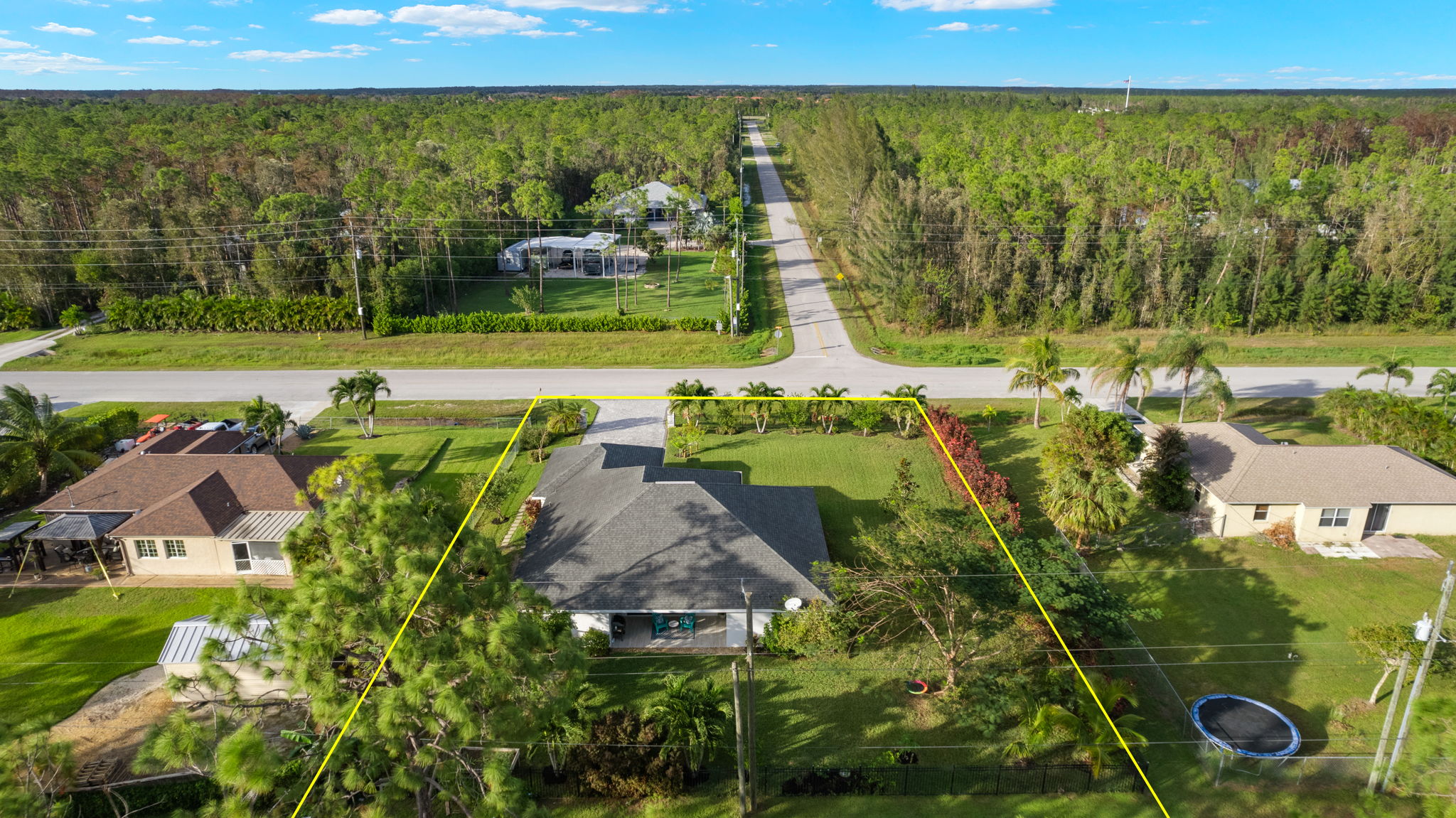 Aerial Rear Exterior 2 of 2 - lot lines