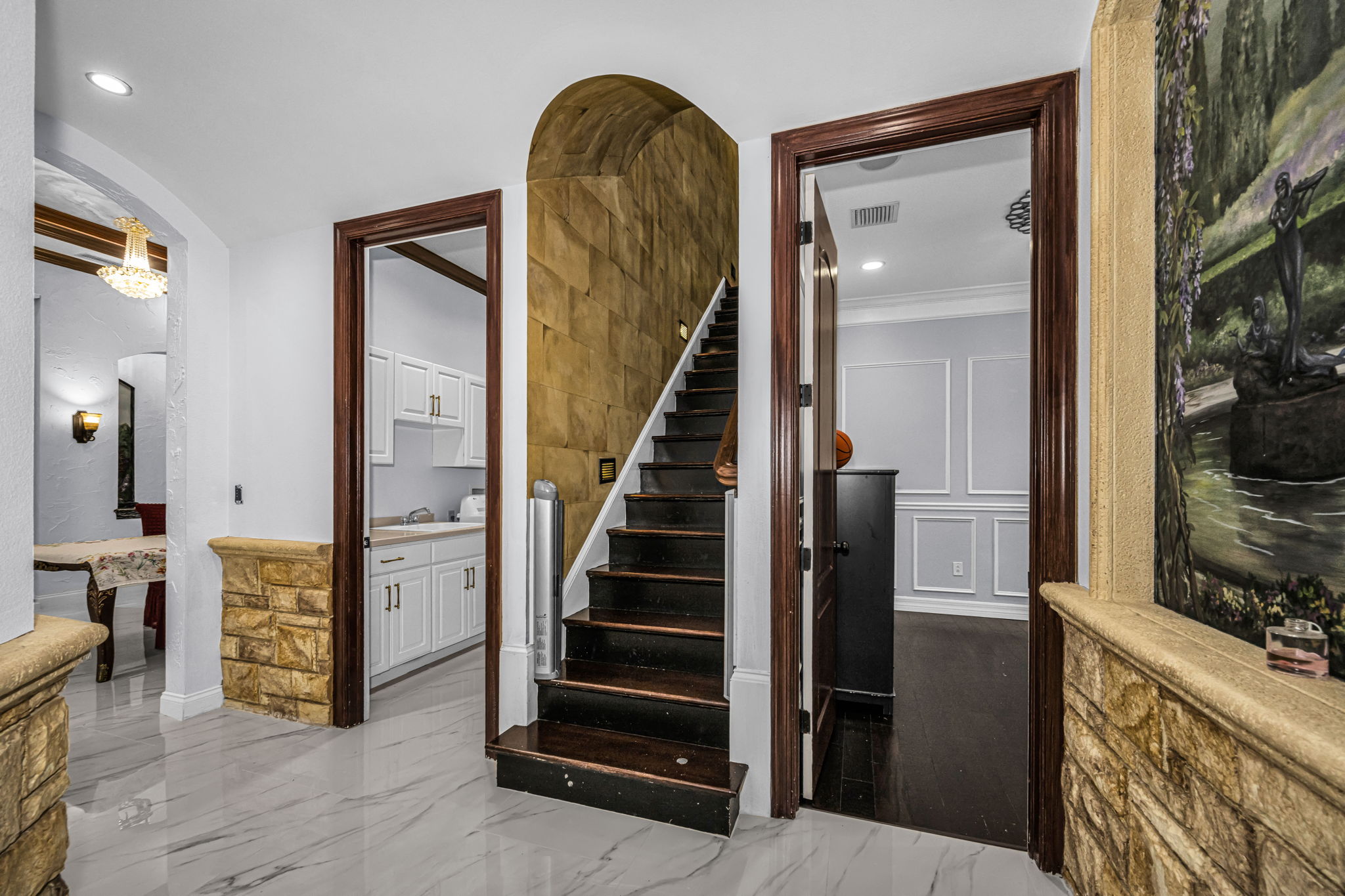 Lower Level Stair Landing 1