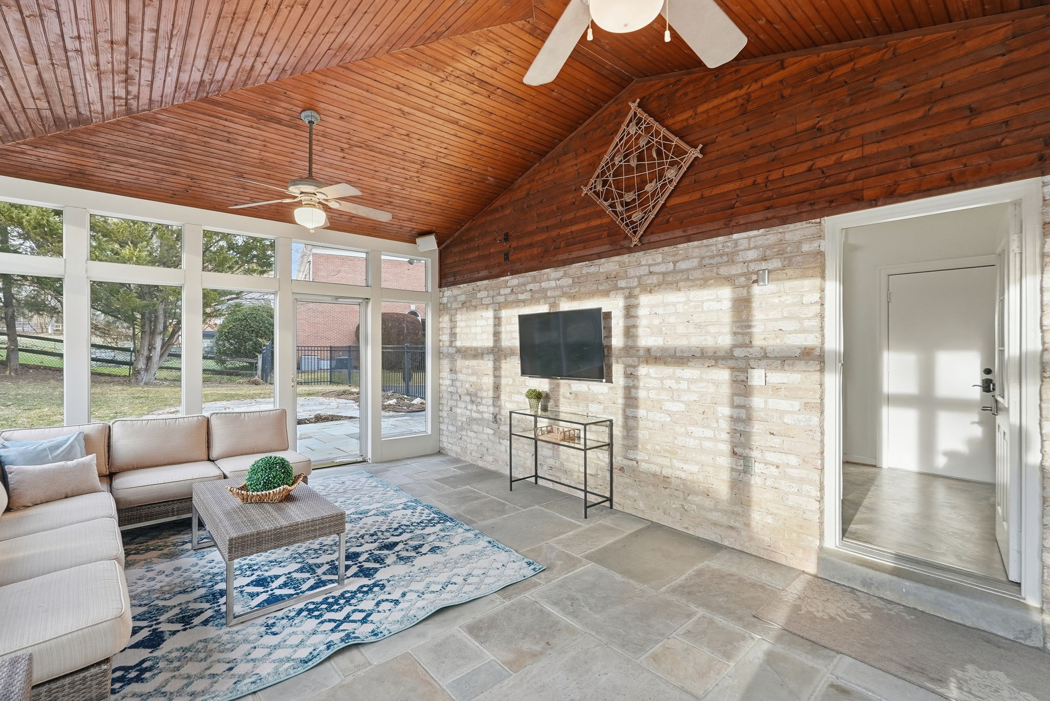 Expansive Screened-in Porch