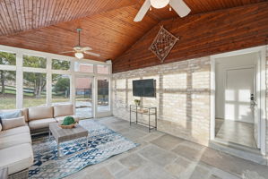 Expansive Screened-in Porch