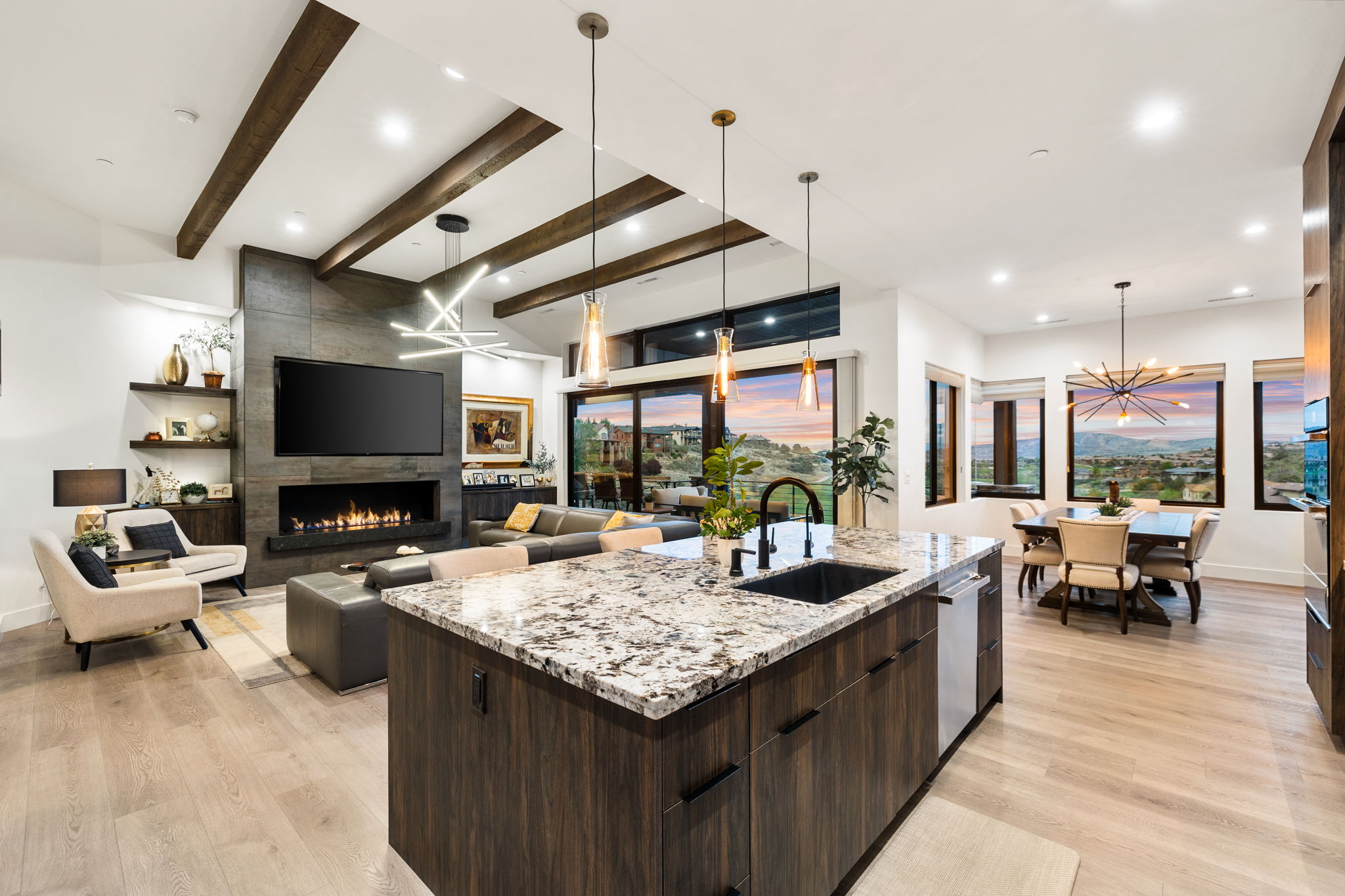 Kitchen to Living Room