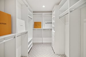 Dual Primary Walk-in Closets