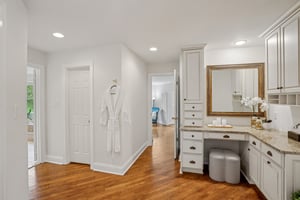 Dressing Room with Dual Walk-in Closets