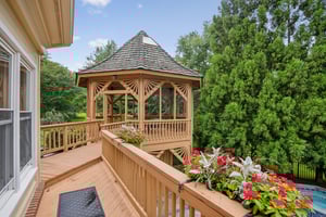 Rear Deck leading to Gazebo