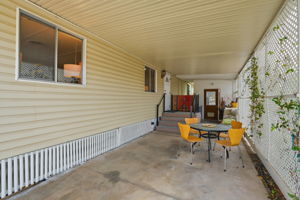 Carport and Outdoor Dining