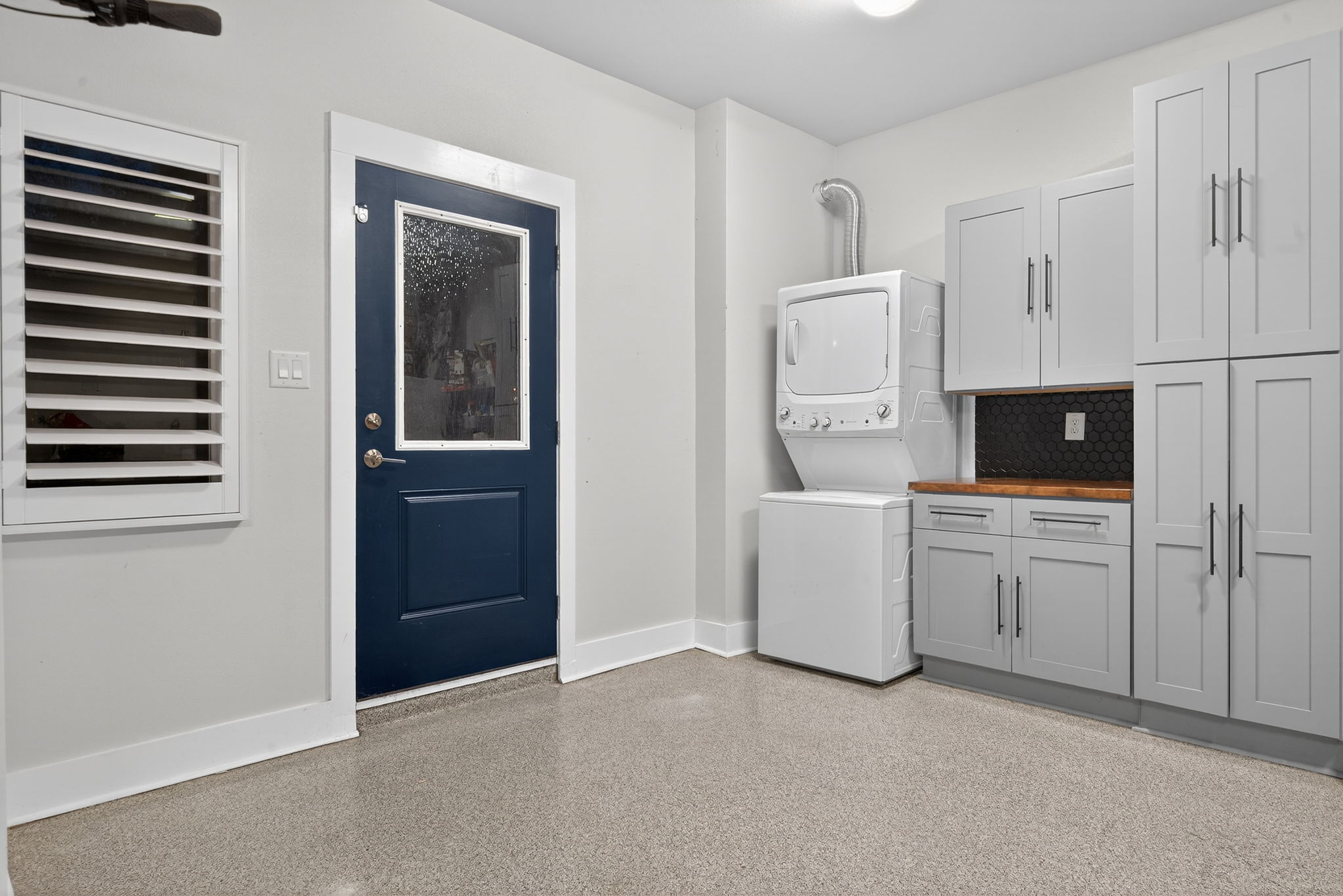 Garage and Laundry Area for the Casita