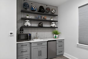 Game Room Wet Bar