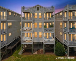 Ocean Side Elevation Twilight