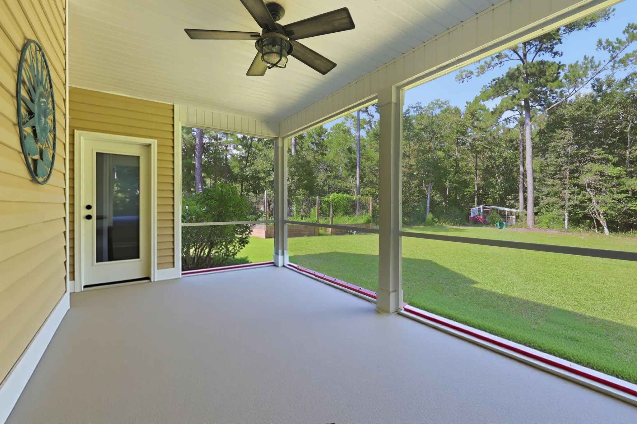 Screened In Porch Virtually Cleared