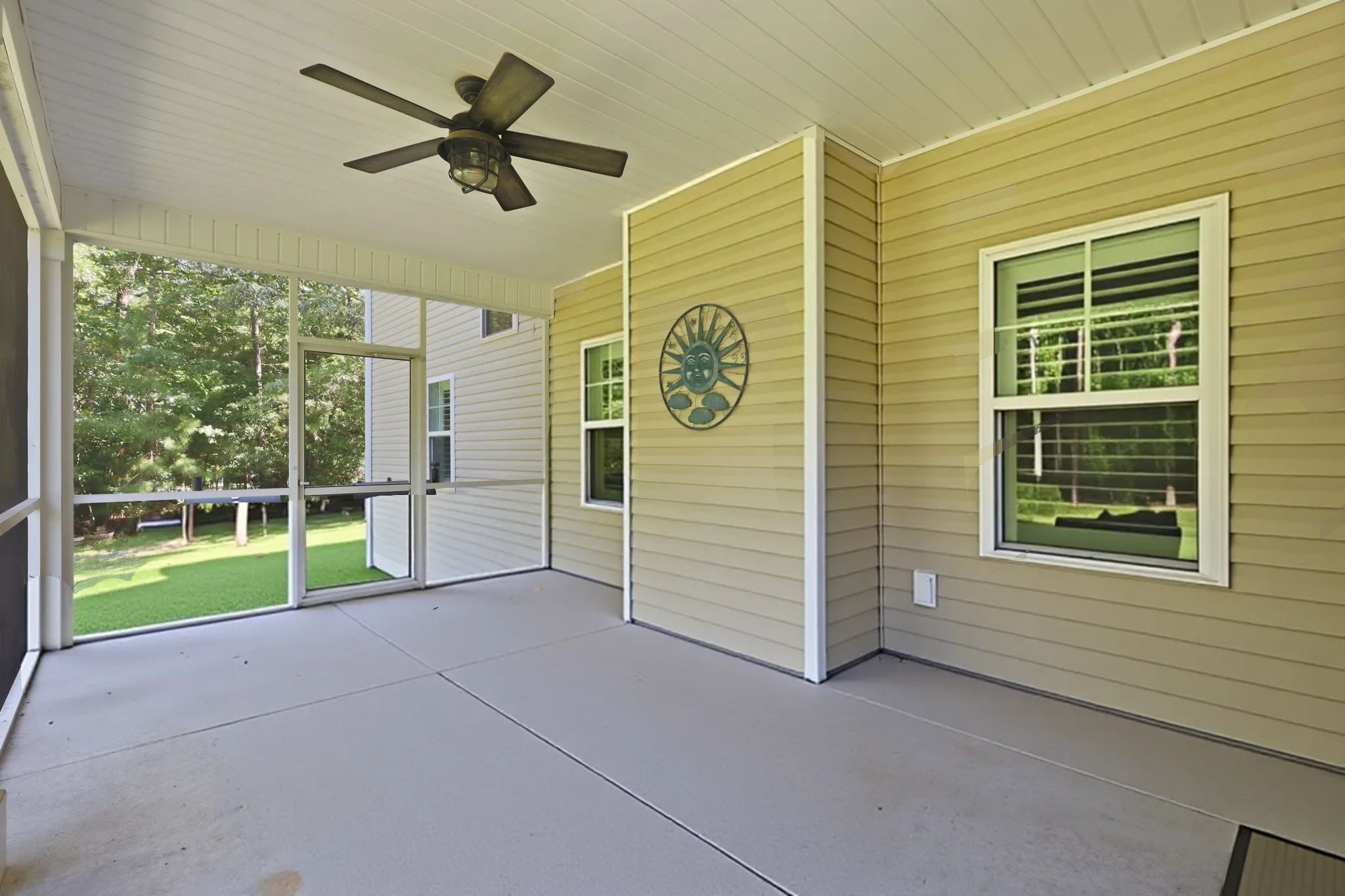 Screened In Porch Virtually Cleared