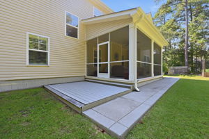 Screened In Porch Virtually Cleared