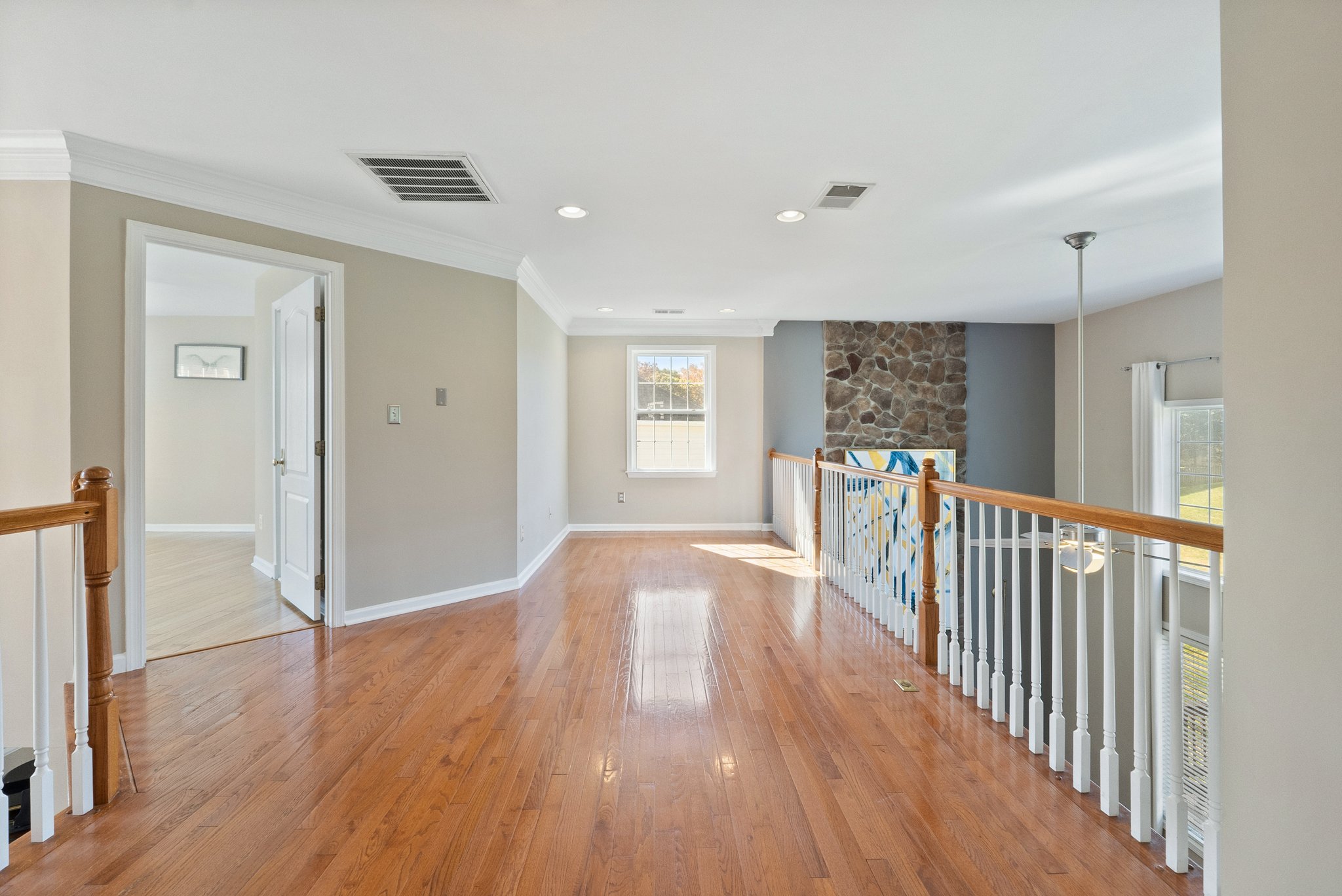 Upper hallway loft area