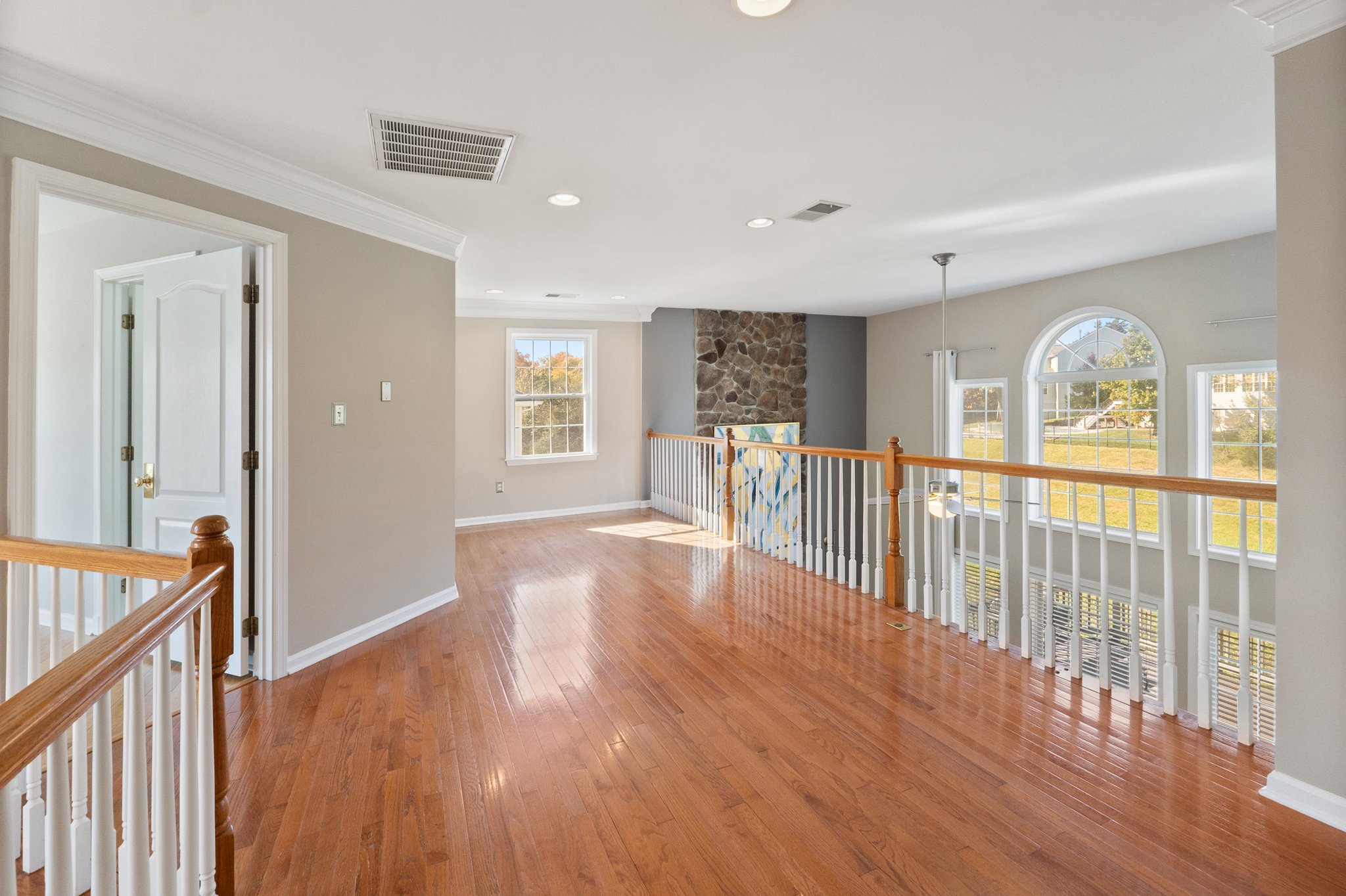 Upper hallway loft area