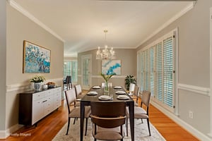 Dining Room virtually staged