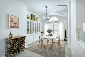 Dining Room Virtually Staged