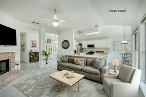 Living Room Virtually Staged