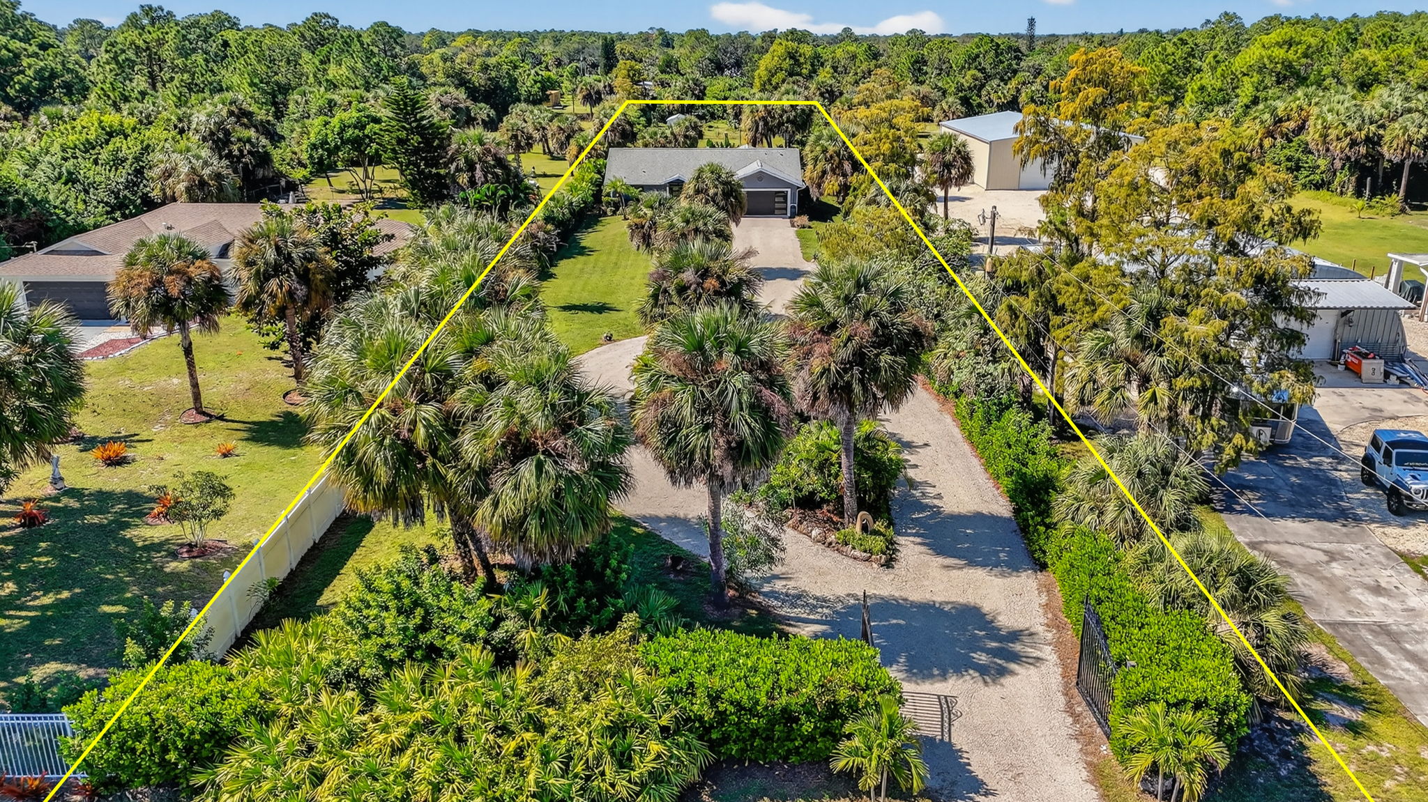 Aerial Front Exterior 2 - lot line