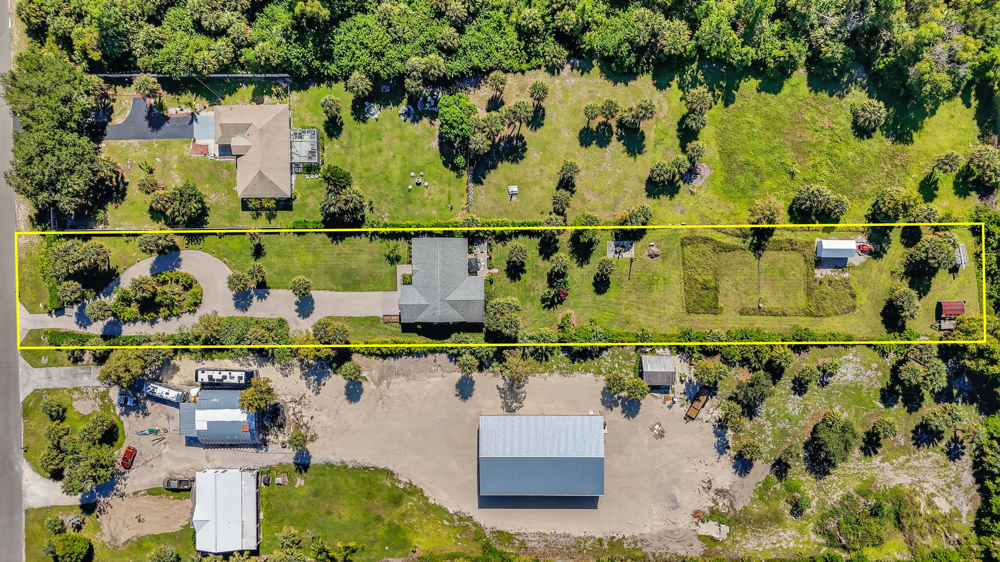 Aerial Overview - lot line