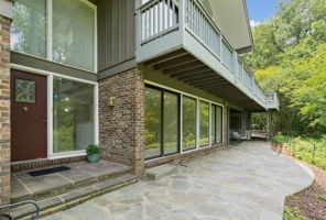 Rear Flagstone Patio