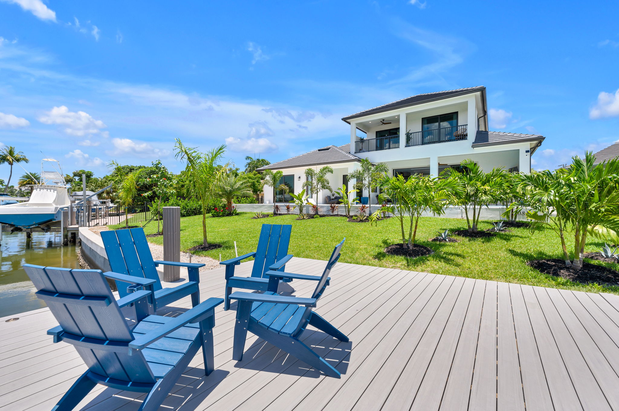 Boat Dock Rear View