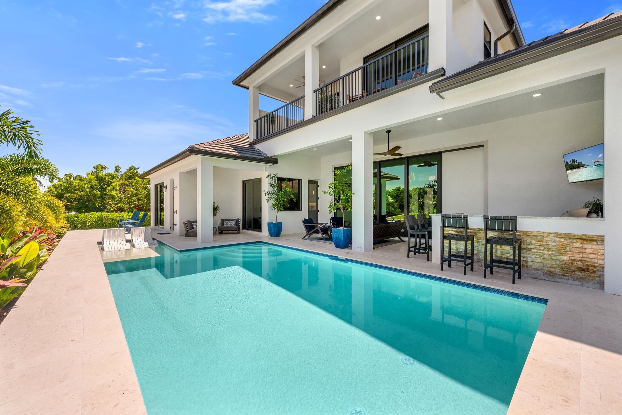 Pool - Rear View