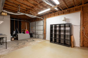 Basement can be converted into a garage.