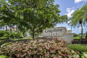 Longshore Lake sign