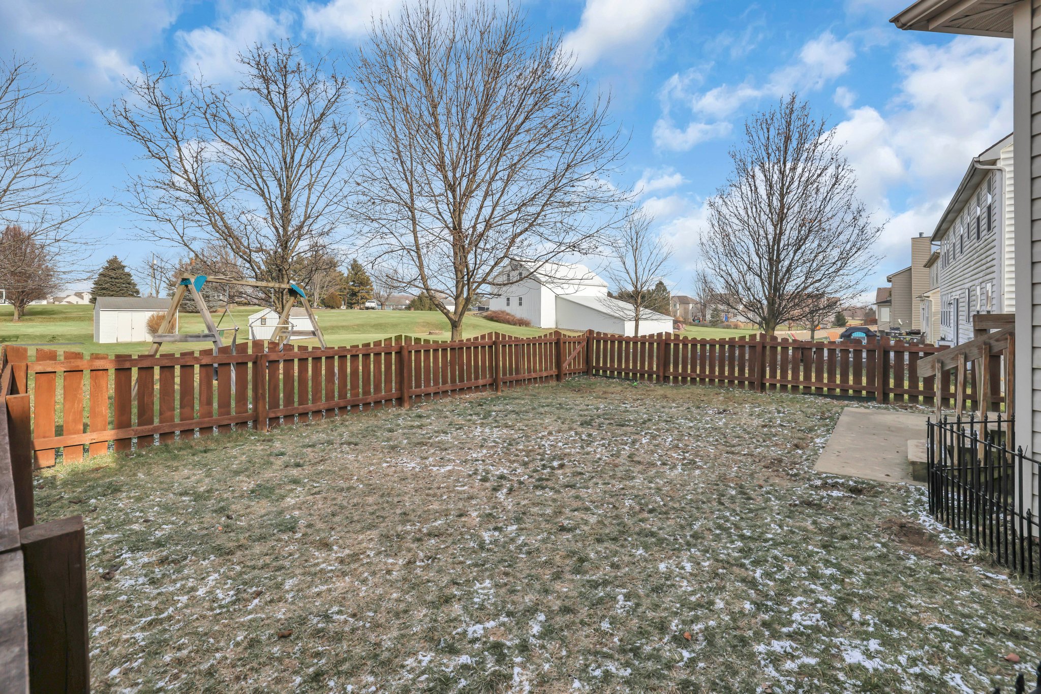 Fenced-in Area of Backyard