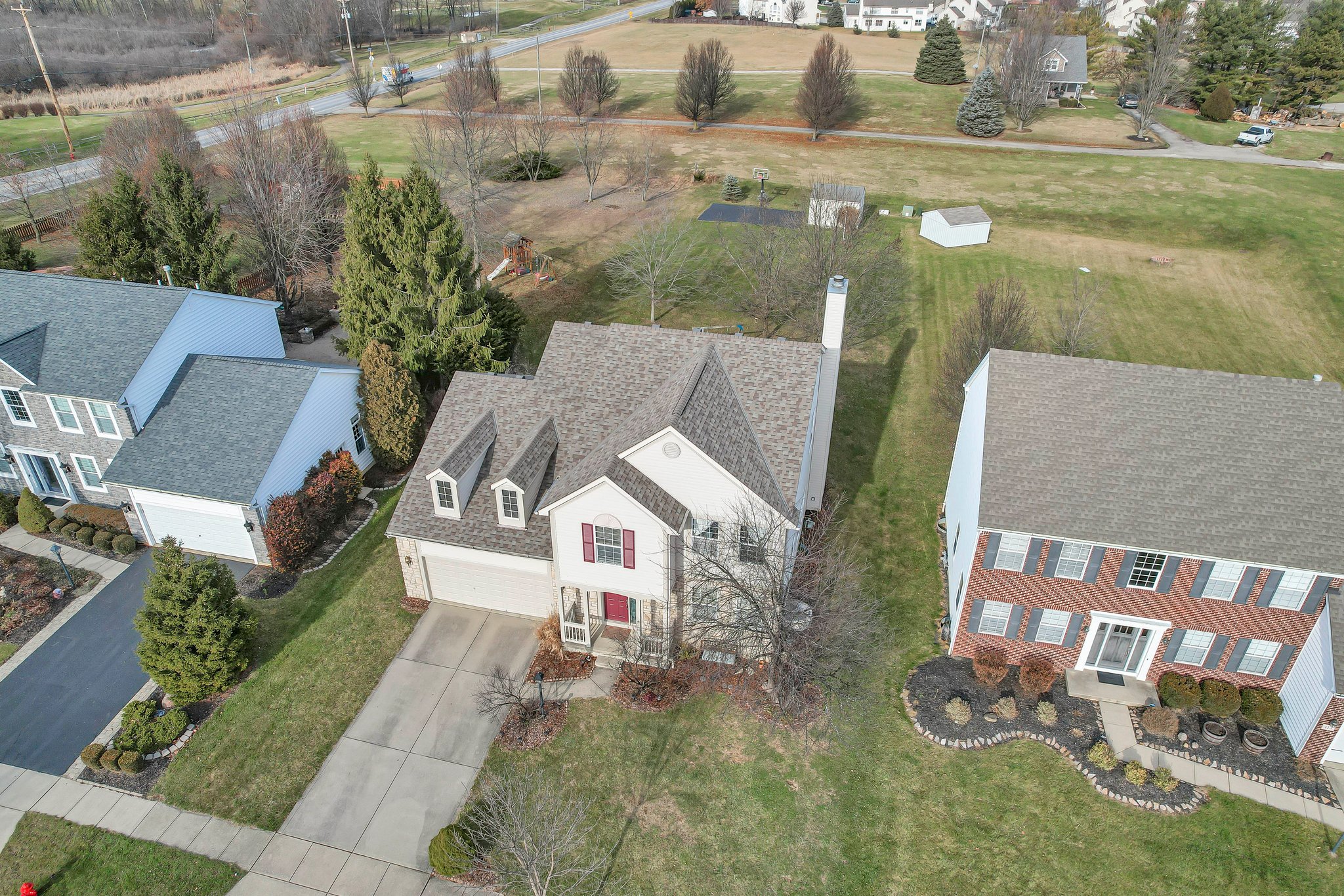 Aerial Front of Home