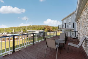 Main Rear Balcony with Hill Country Views