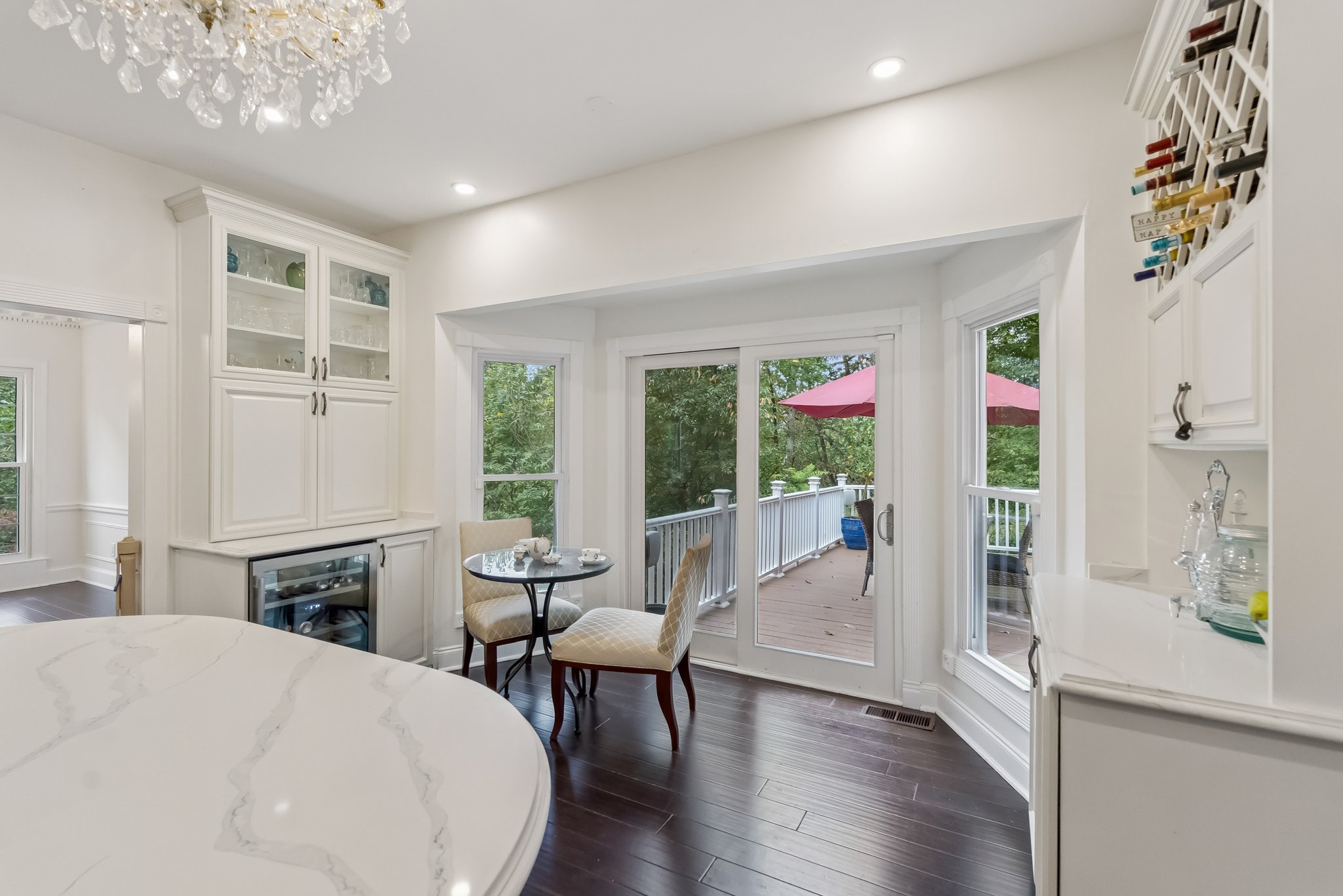 Breakfast Area with Access to Rear Deck