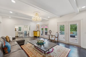 Family Room with Access to Rear Deck
