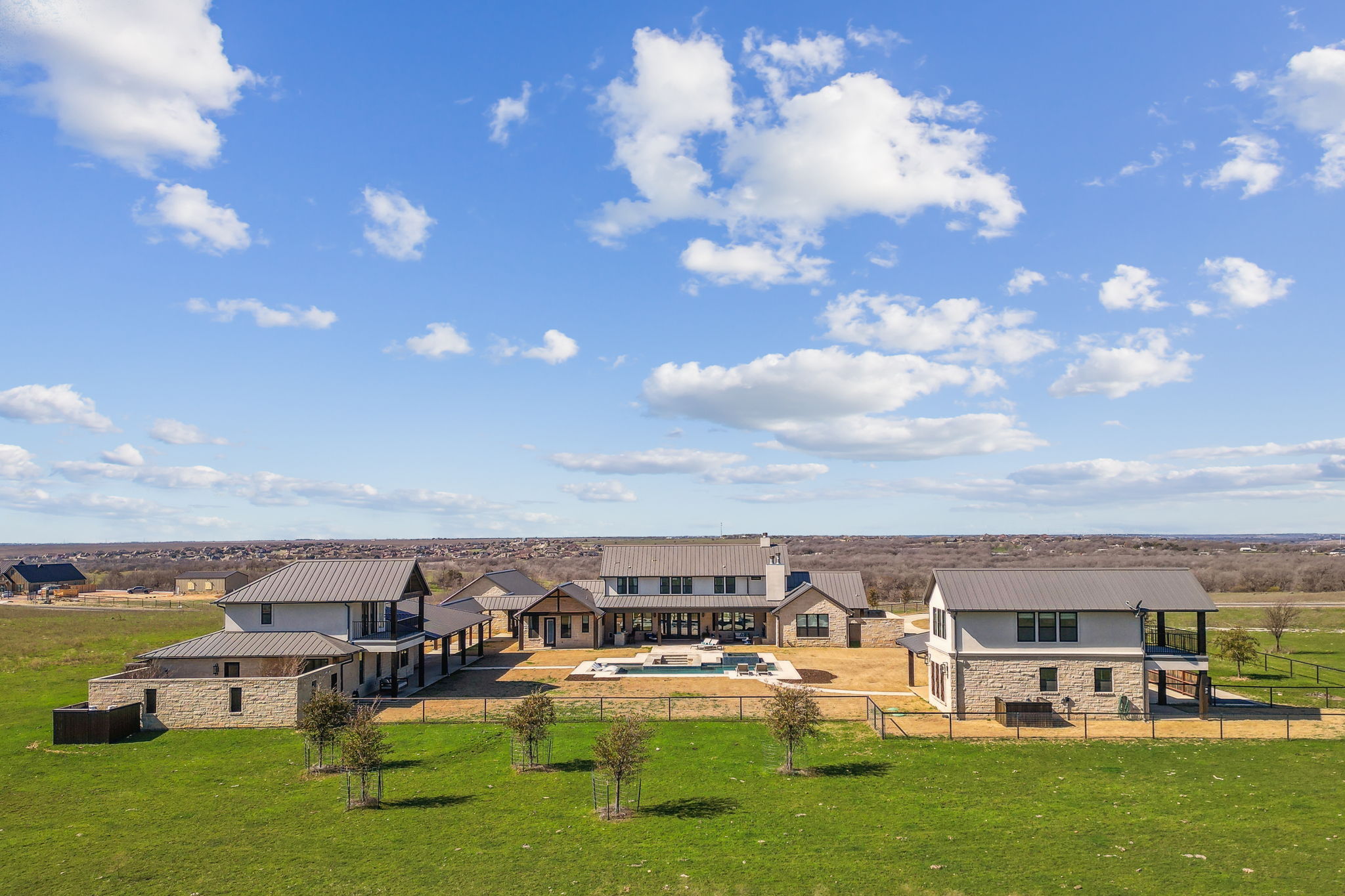 View from the back of the homesite looking towards the West