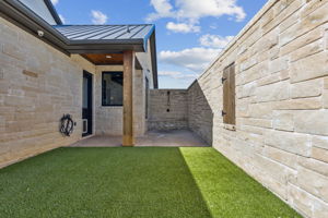 Outside shower or Doggie Wash Station on Private courtyard off Primary Suite of the Main House